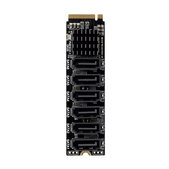 Razširitvena kartica M.2 NVMe s 6 vrati SATA III