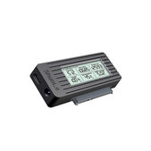 USB-C / USB 3.0 na SATA adapter za HDD/SSD z zaslonom, 12V/3A EU