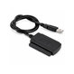 USB 2.0 na IDE / SATA adapter za 2,5" in 3,5" HDD/SSD, z EU napajanjem