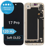 Zaslon Soft OLED 120Hz za iPhone 17 Pro - Steklo na dotik + Okvir, Genuine Apple