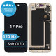 Zaslon Soft OLED 120Hz za iPhone 17 Pro - Steklo na dotik + Okvir, Genuine Apple