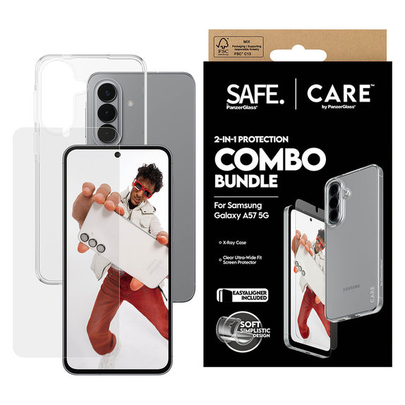 Bundle 2v1 za Samsung Galaxy A57, PanzerGlass
