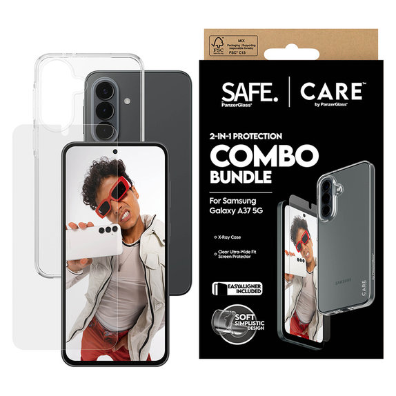 Bundle 2v1 za Samsung Galaxy A37, PanzerGlass