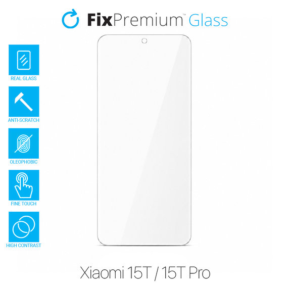 FixPremium Glass - Kaljeno steklo za Xiaomi 15T, 15T Pro