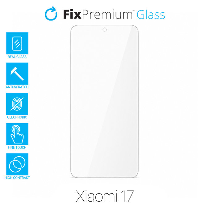 FixPremium Glass - Kaljeno steklo za Xiaomi 17