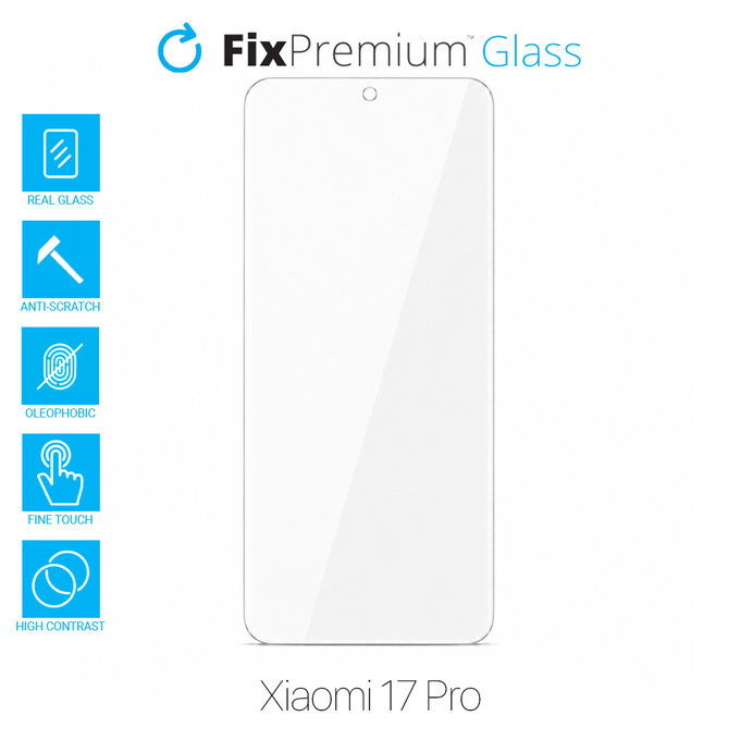 FixPremium Glass - Kaljeno steklo za Xiaomi 17 Pro