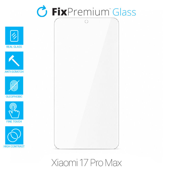 FixPremium Glass - Kaljeno steklo za Xiaomi 17 Pro Max