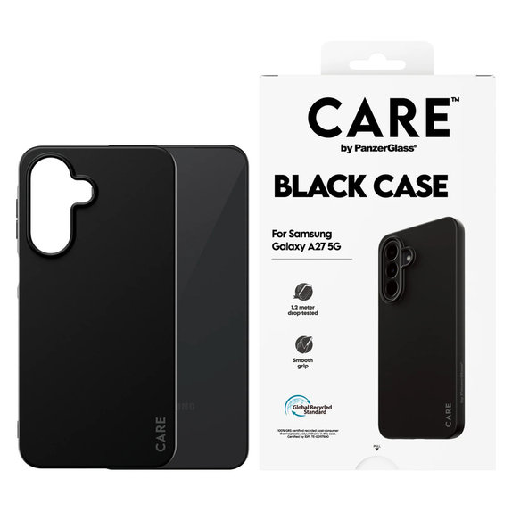 Ovitek TPU za Samsung Galaxy A27, Črna, PanzerGlass
