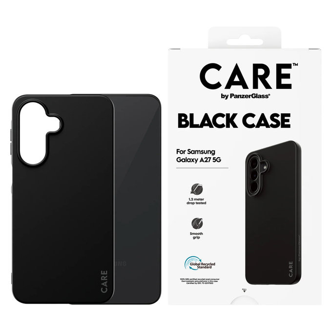 Ovitek TPU za Samsung Galaxy A27, Črna, PanzerGlass