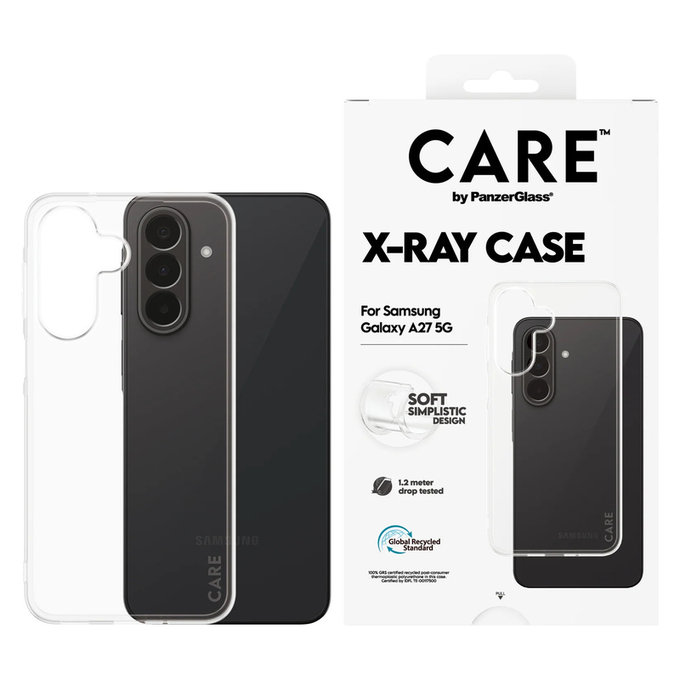 Ovitek X-Ray za Samsung Galaxy A27, Prozorna, PanzerGlass
