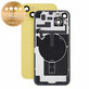 Steklo zadnjega ohišja za iPhone 14 Plus, Yellow, Pulled A