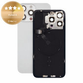 Steklo zadnjega ohišja za iPhone 15 Pro Max, White Titanium, Pulled A