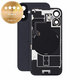 Steklo zadnjega ohišja za iPhone 16, Black, Pulled A