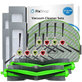 Komplet nadomestnih delov za iRobot Roomba Combo 1138, Ecovacs Deebot Ozmo 930 (2x Glavni krtači, 4x Filtri, 4 pari stranskih krtač, 4x Krpe za brisanje)