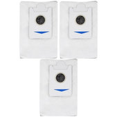 Vrečka za sesalnik, 3 kos, Aktivno oglje za Ecovacs Deebot X2-series, X5-series