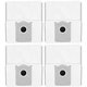 Vrečka za sesalnik, 4 kos za Ecovacs Deebot T30c, T50-series, T80-series, X8-series, X9 Pro-series