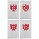 Vrečka za sesalnik, 4 kos za Miele Compact C1, Compact C2, Complete C1, S4, S6, S 241 - S 799