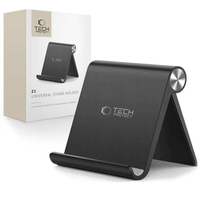 Stojalo Z1 Universal Stand Holder Smartphone & Tablet, črna, Tech-Protect