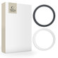 Magnetni MagSafe obroč MagMat MagSafe 2-PACK Black &, srebrna, Tech-Protect