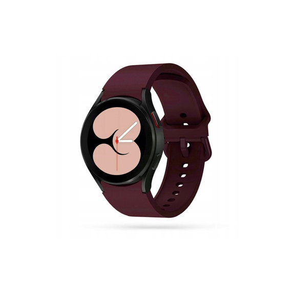 Pašček Iconband za Samsung Watch 4 / 5 / 5 Pro / 6 / 7 / FE, bordo, Tech-Protect