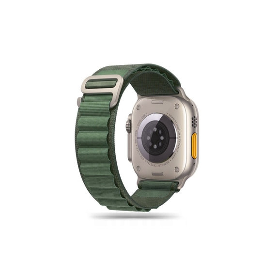 Pašček Nylon Pro za Apple Watch 8 / 9 / 10 / 11 / SE / Ultra (44 / 45 / 46 / 49 mm), Military Green, Tech-Protect