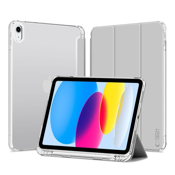 Ovitek Sc Pen Hybrid za iPad 10.9" 10 / 2022 / 11" 11 / 2025, siva, Tech-Protect