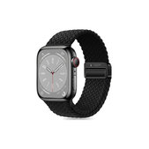 Pašček Nylonmag za Apple Watch 8 / 9 / 10 / 11 / SE / Ultra (44 / 45 / 46 / 49 mm), črna, Tech-Protect