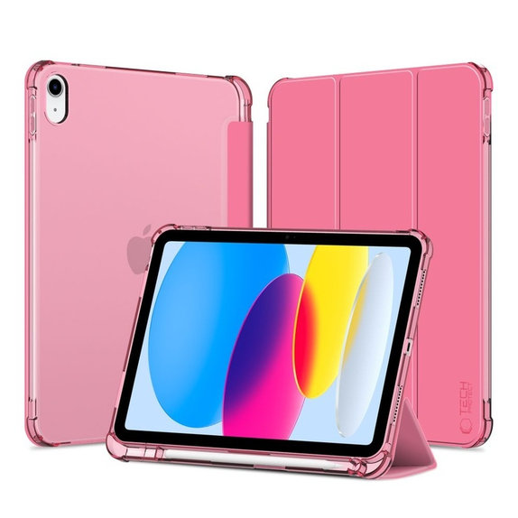 Ovitek Sc Pen Hybrid za iPad 10.9" 10 / 2022 / 11" 11 / 2025, Crystal Magenta, Tech-Protect