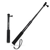 Selfie palica s stojalom GA100 za GoPro / DJI / INSTA360, črna, Tech-Protect