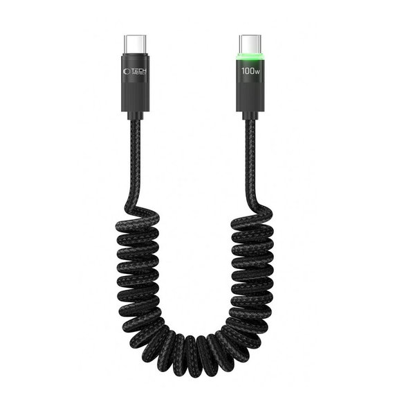 Kabel UB20T Ultraboost USB-C Cable PD 100W / 5A 180CM, črna, Tech-Protect