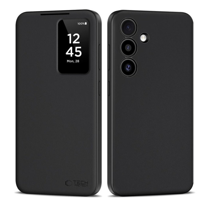 Ovitek Smart Wallet za Samsung S25, Matte Black, Tech-Protect