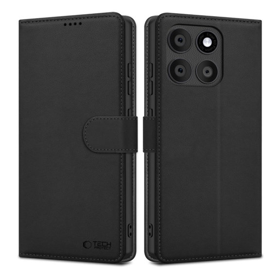 Ovitek Wallet za Motorola Edge 60 / 60 Fusion, črna, Tech-Protect