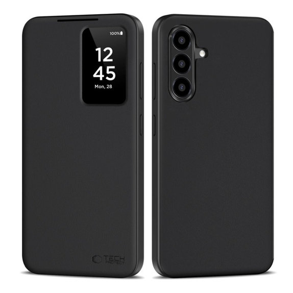 Ovitek Smart Wallet za Samsung A56 5G, Matte Black, Tech-Protect