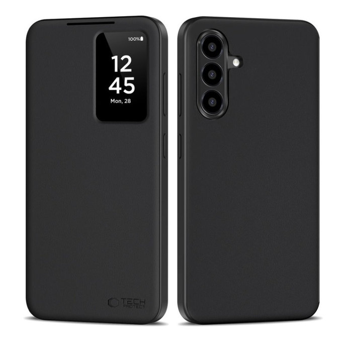 Ovitek Smart Wallet za Samsung A56 5G, Matte Black, Tech-Protect