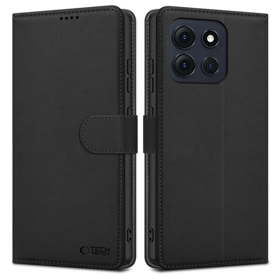 Ovitek Wallet za Motorola Moto G56 5G, črna, Tech-Protect