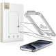 Kaljeno steklo Quick Set+ 2-PACK za iPhone 15 Pro, črna, Tech-Protect