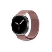 Pašček Milaneseband za Samsung Watch 8 / 9 / Classic (40 / 44 / 46 mm), Rose Gold, Tech-Protect
