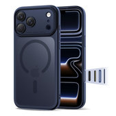 Ovitek MagPeak MagSafe CC za iPhone 17 Pro, Matte Deep Blue, Tech-Protect