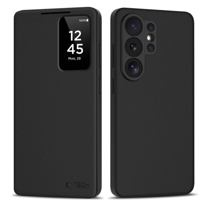 Ovitek Smart Wallet za Samsung S26 Ultra, Matte Black, Tech-Protect