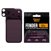 Zaščita objektiva Fender za iPhone 18 Pro, Dark Cherry, PanzerGlass