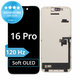 Zaslon Soft OLED 120Hz za iPhone 16 Pro, Steklo na dotik z okvirjem, FixPremium PRO
