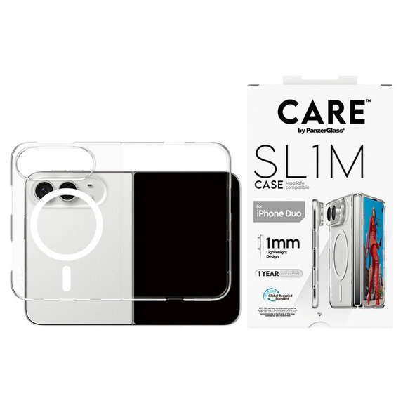 Ovitek SL1M z MagSafe za iPhone Duo, Prozoren, PanzerGlass