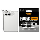 Zaščita objektiva Fender za iPhone Duo, Bela, PanzerGlass
