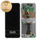 Zaslon OLED za Samsung Z Flip 6 F741B, Steklo na dotik z okvirjem, GH82-35014A, Genuine Service Pack
