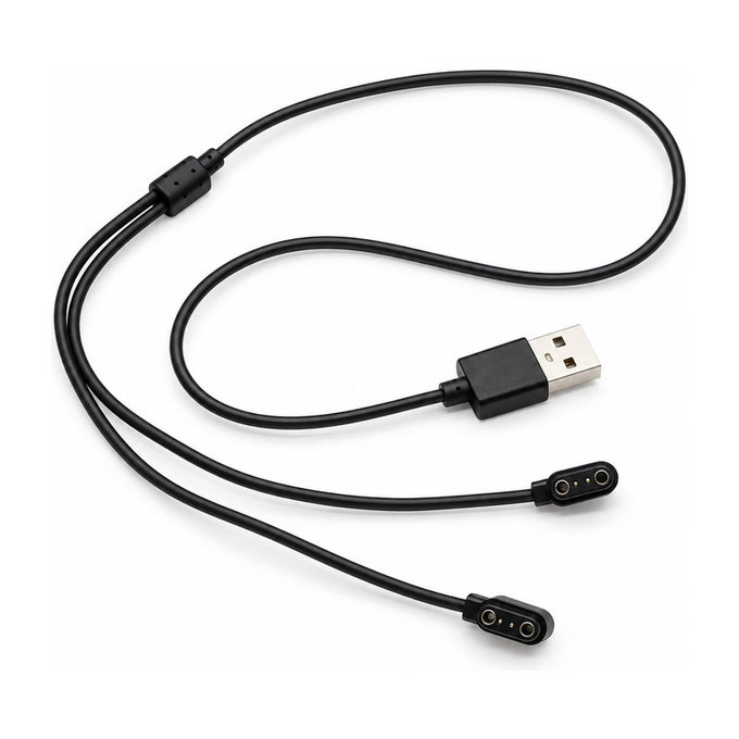 Magnetni polnilnik 2PIN 2v1 za Bluetooth očala, ure in slušalke
