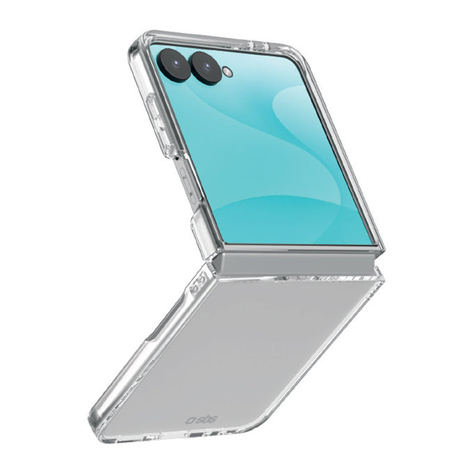 Ovitek Crystal za Samsung Galaxy Z Flip8, Prozorna, SBS