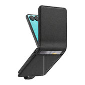 Ovitek Wallet Stand za Samsung Galaxy Z Flip8, Črna, SBS
