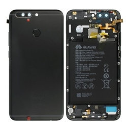 Huawei Honor 8 Pro DUK-L09 - Pokrov baterije + baterija (Black) - 02351FVM Genuine Service Pack