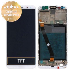 Huawei Mate 10 Lite RNE-L21 - LCD zaslon + steklo na dotik + okvir + baterija (Prestige Gold) - 02351QXU, 02351QEY Genuine Service Pack