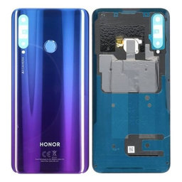 Huawei Honor 20 Lite - Pokrov baterije + senzor prstnih odtisov (Phantom Blue) - 02352QNB, 02352QNT Genuine Service Pack